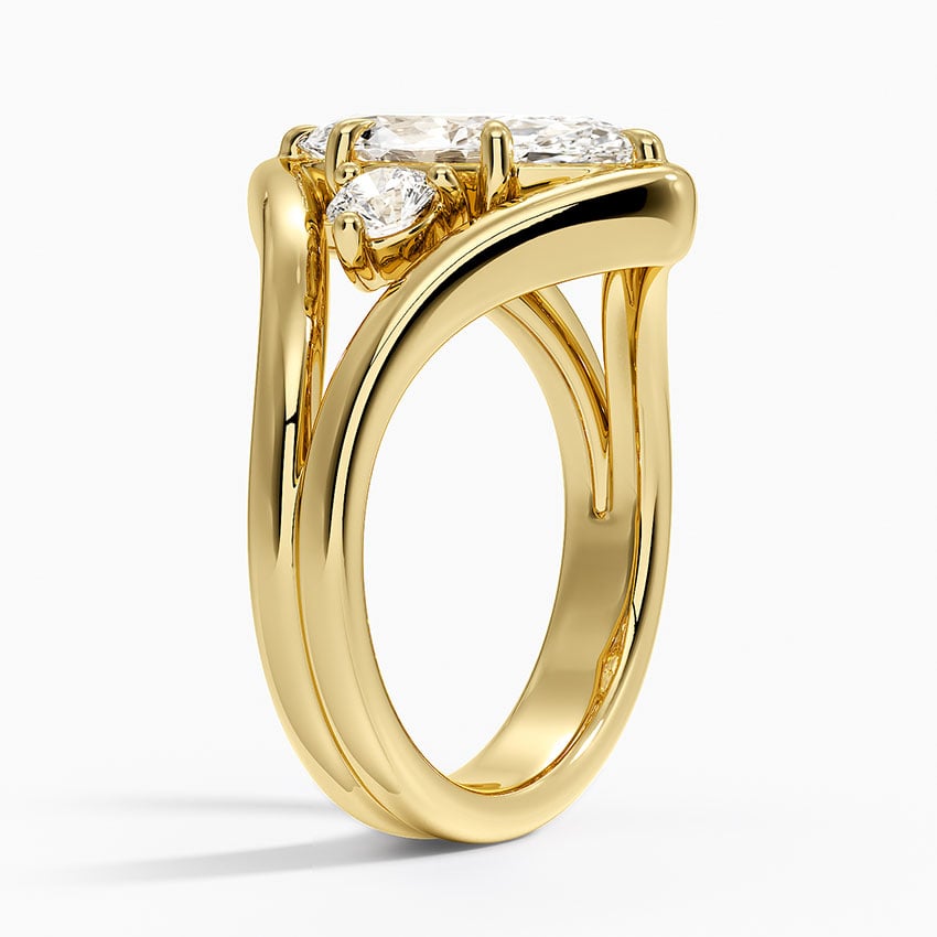 Frame Three Stone Diamond Ring (1/3 ct. tw.)