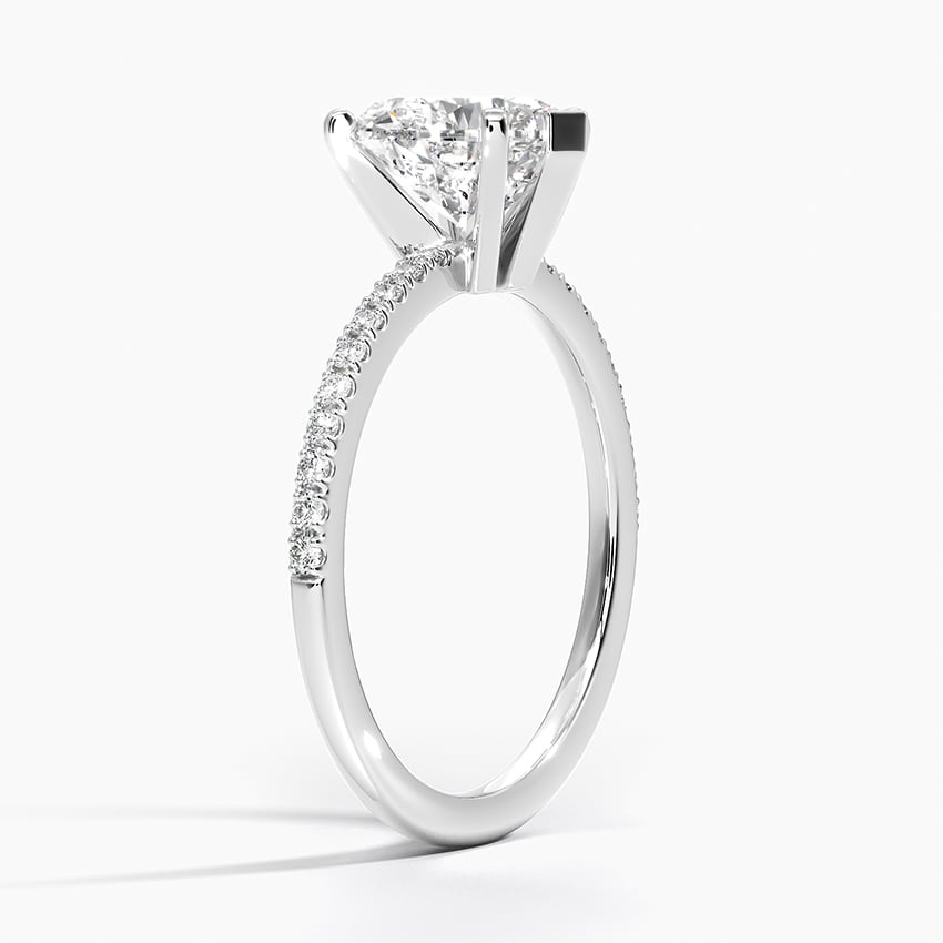 Scalloped Pavé Diamond Ring