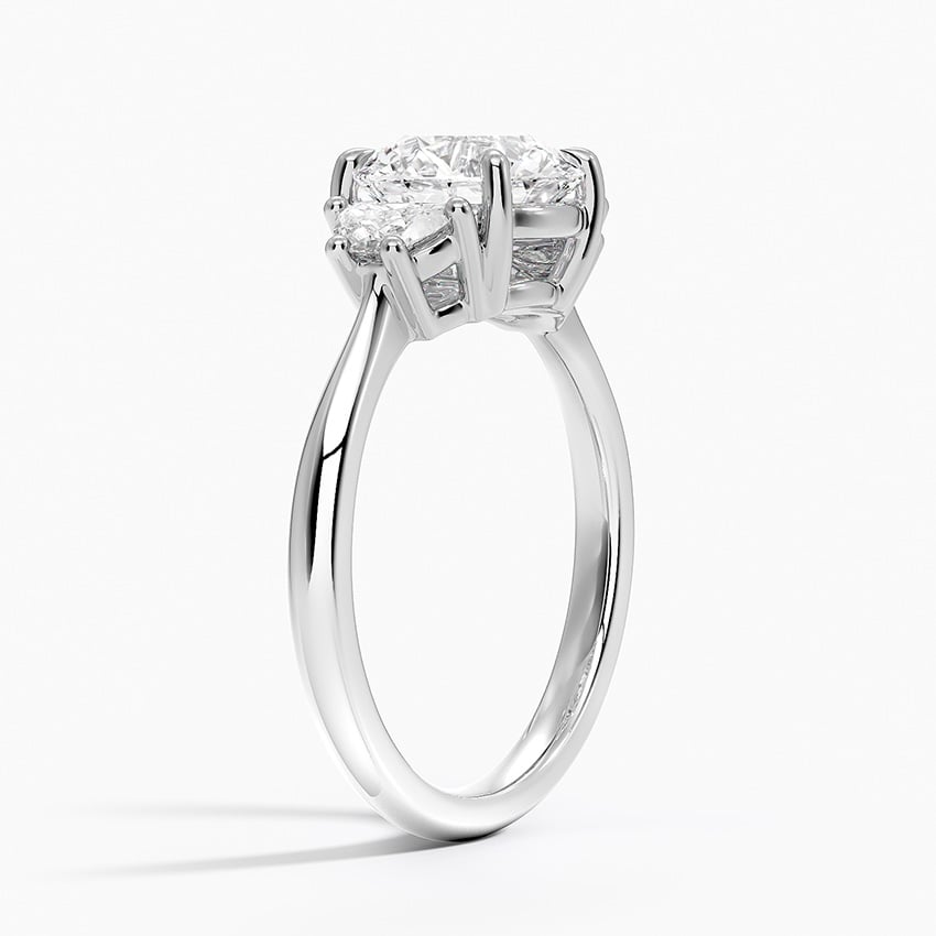 Half Moon Three Stone Diamond Ring (1/4 ct. tw.)