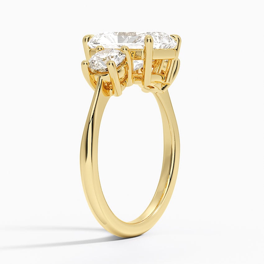 18K Yellow Gold Luxe Selene Three Stone Diamond Ring (2/3 ct. tw.)