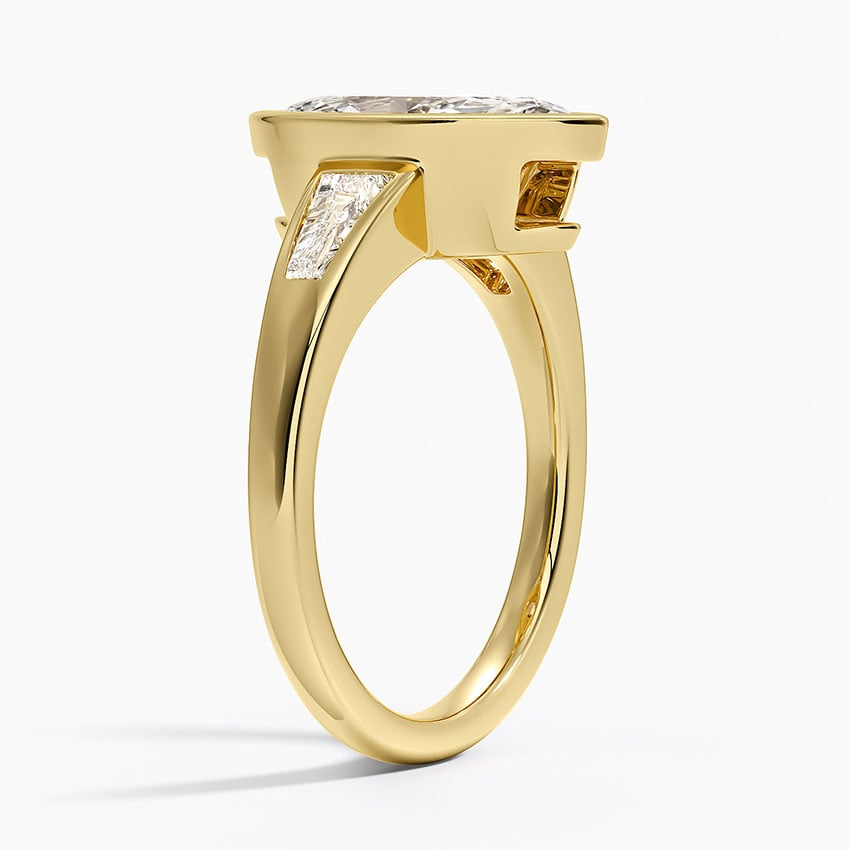 Hayes Three Stone Baguette Diamond Ring