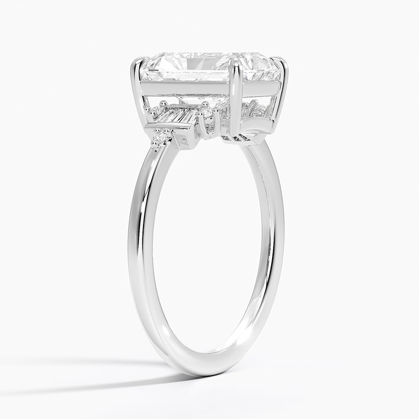 18K White Gold Daphne Art Deco Ring