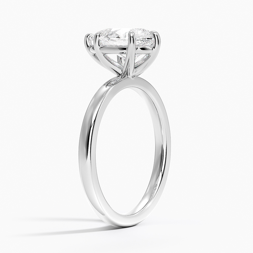 18K White Gold Fairmined Perfect Fit Solitaire 2mm Ring