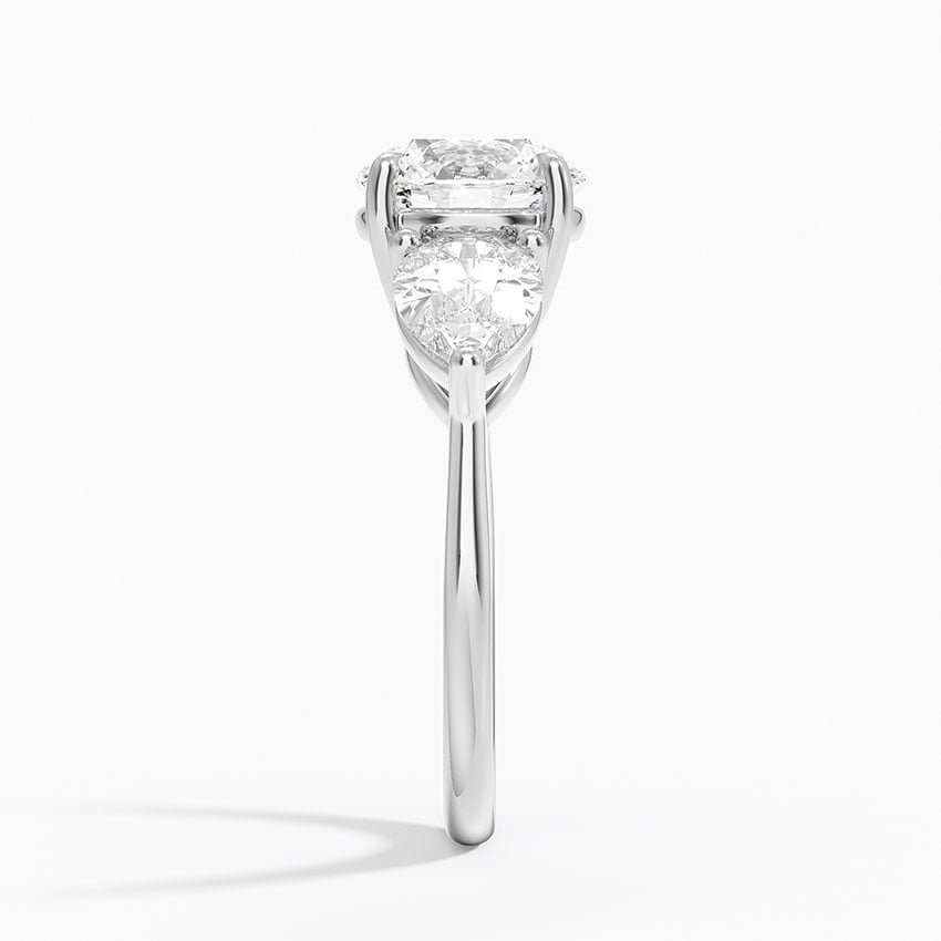 Luxe Opera Three Stone Diamond Ring (1 1/3 ct. tw.) in 18K White Gold