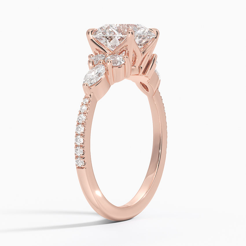 14K Rose Gold Luxe Nadia Pavé Diamond Ring (1/2 ct. tw.)