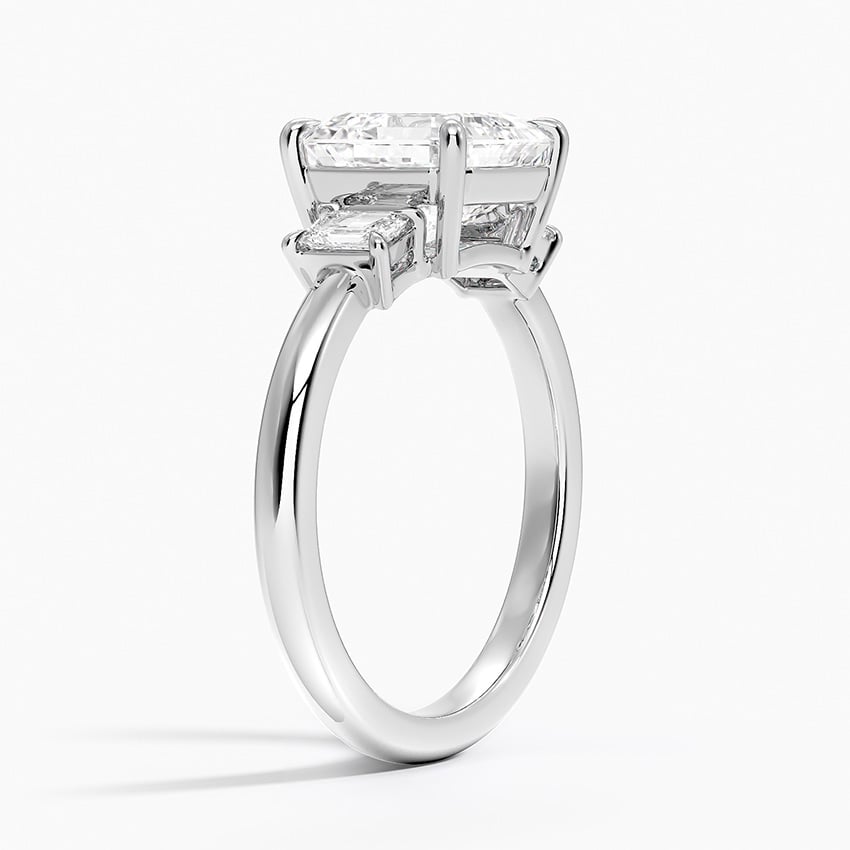 18K White Gold Petite Rhiannon Three Stone Diamond Ring (1/4 ct. tw.)