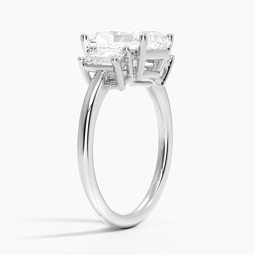 Luxe Rhiannon Three Stone Diamond Ring - Brilliant Earth