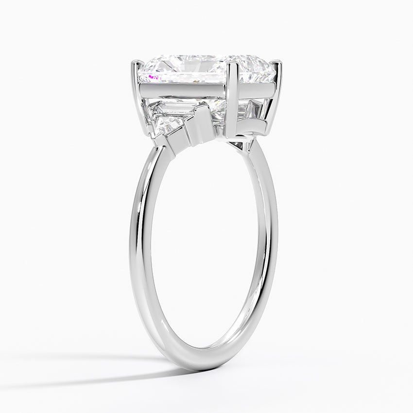 18K White Gold Edie Art Deco Diamond Ring
