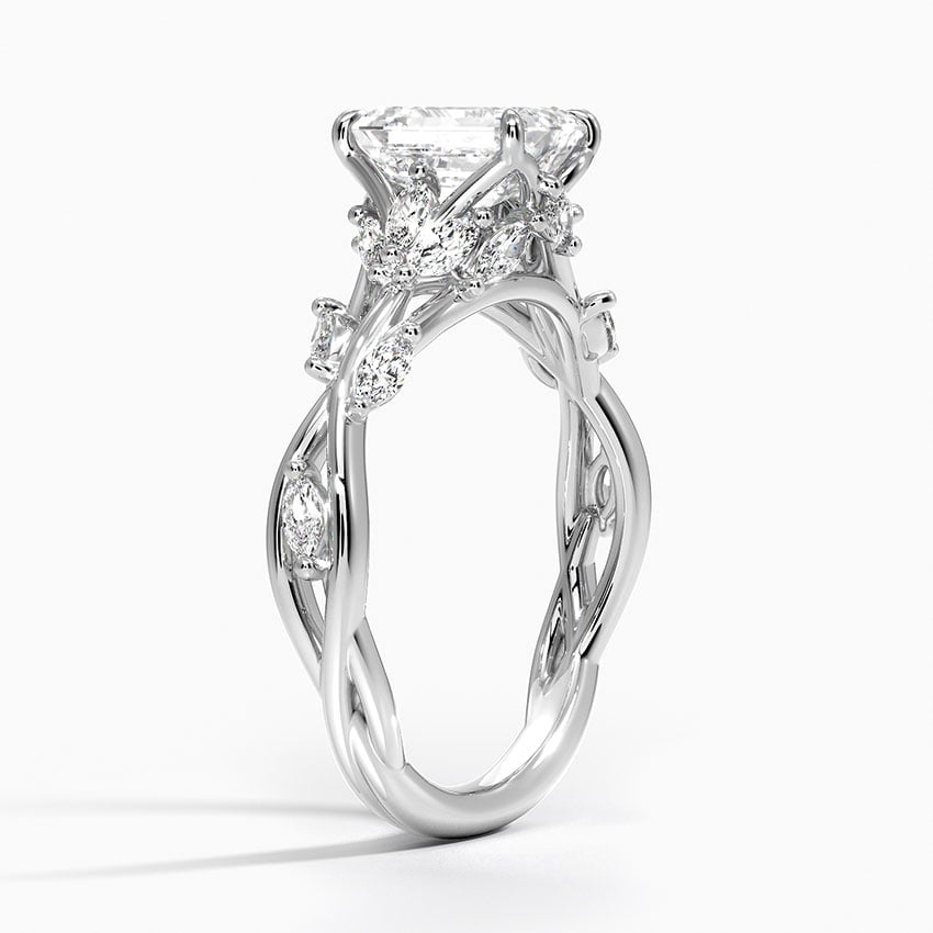 Shop Emerald Cut Engagement Rings Brilliant Earth