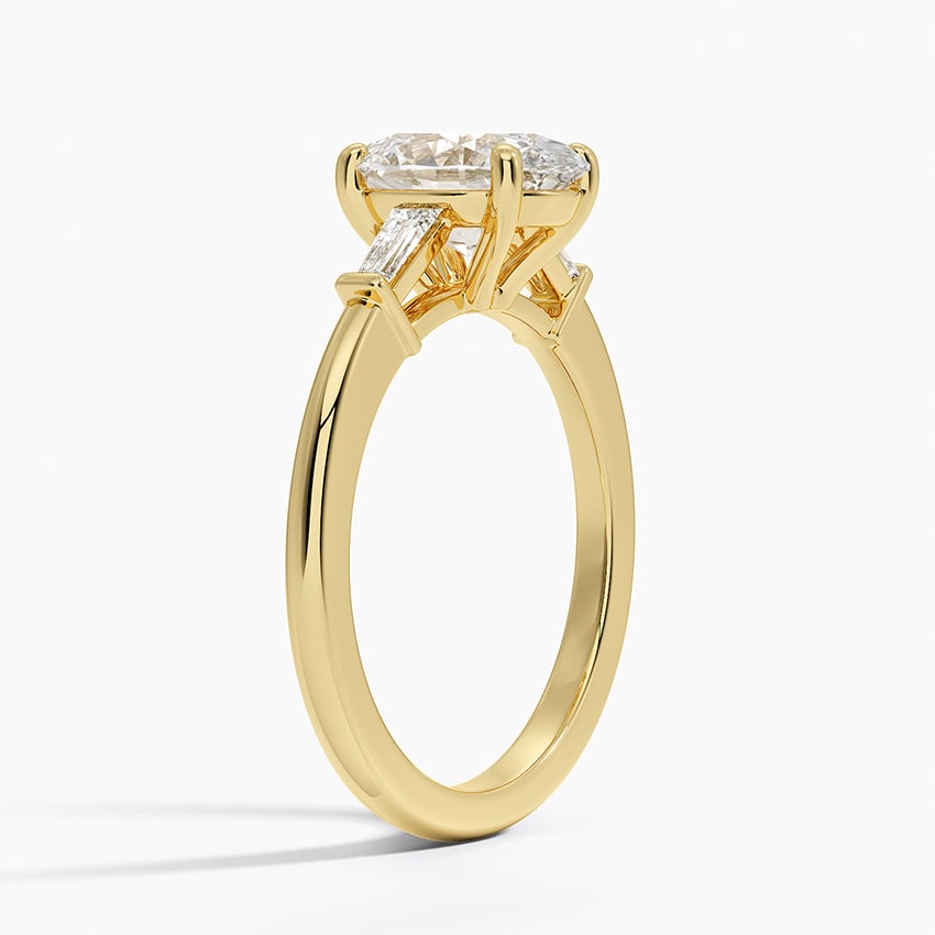 Tapered Baguette Engagement Ring