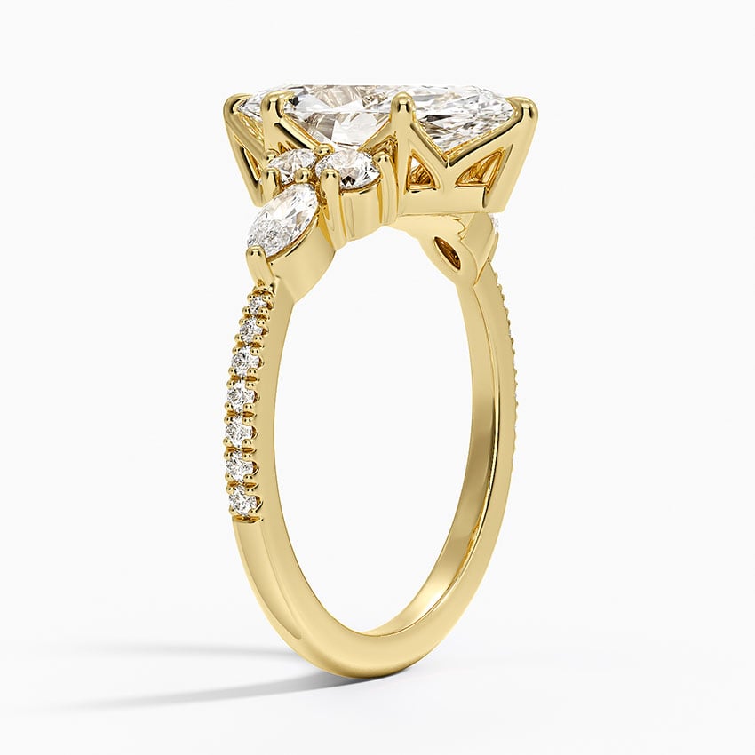 18K Yellow Gold Luxe Nadia Pavé Diamond Ring (1/2 ct. tw.)