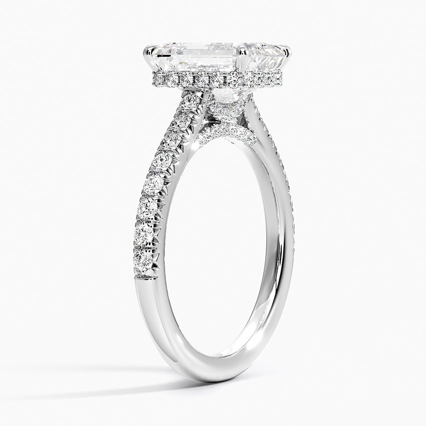 French Pavé Diamond Ring Setting