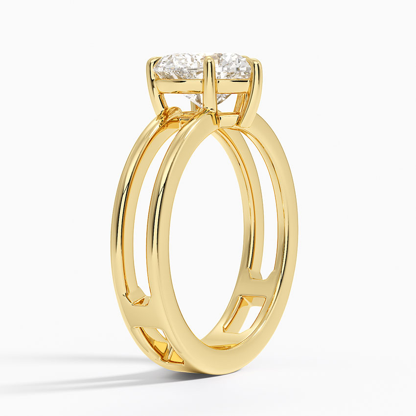 Double Band Engagement Ring - Aimee