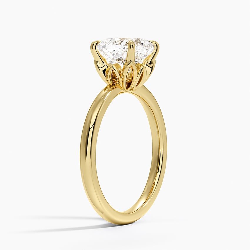 Petal 2mm Solitaire Engagement Ring