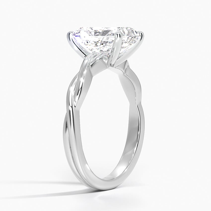 Twisted Vine Engagement Ring - Solitaire