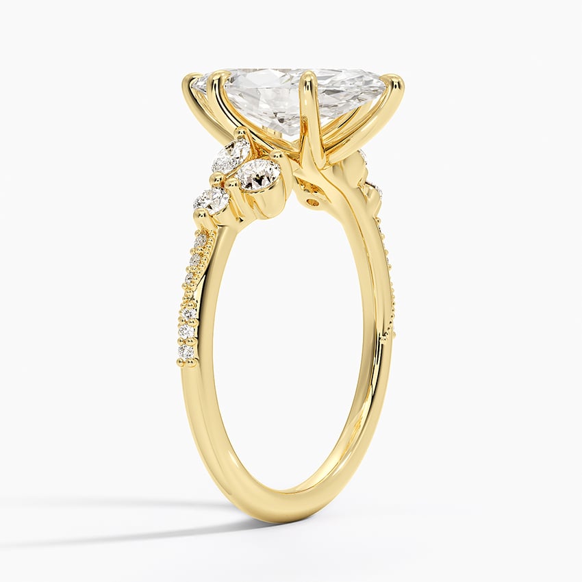 Milgrain Engagement Ring
