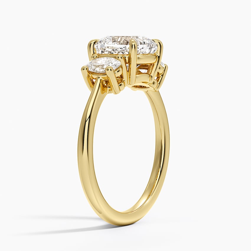 Oval-Cut Three Stone Diamond Ring