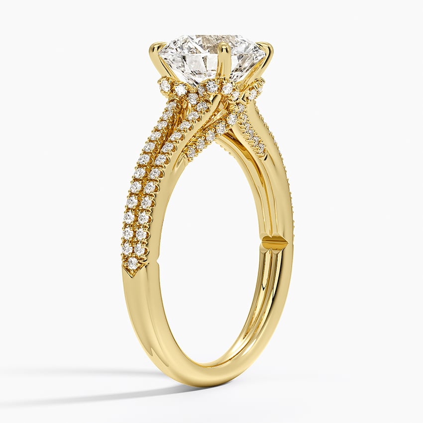 18K Yellow Gold Icon Diamond Ring (1/3 ct. tw.)