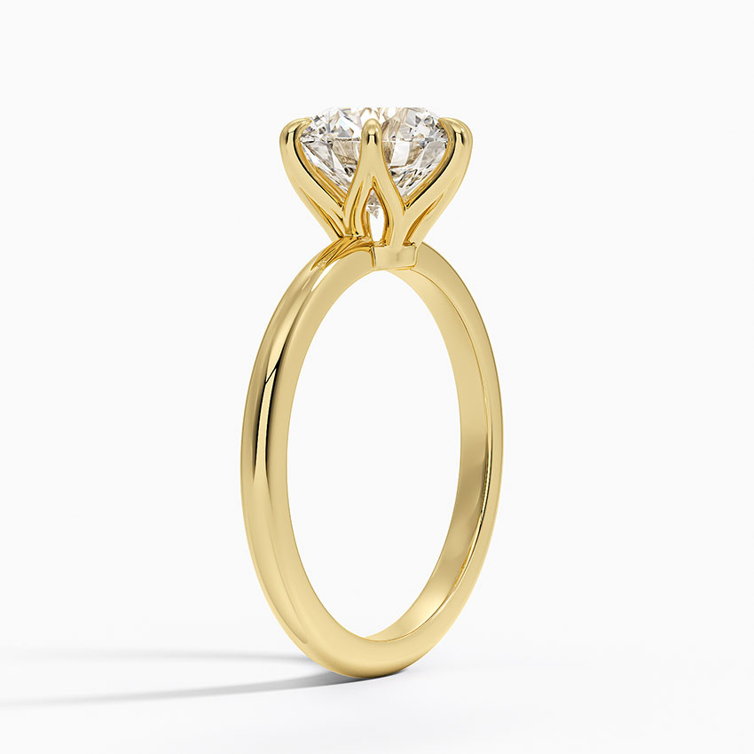 18K Yellow Gold Esme Solitaire Ring
