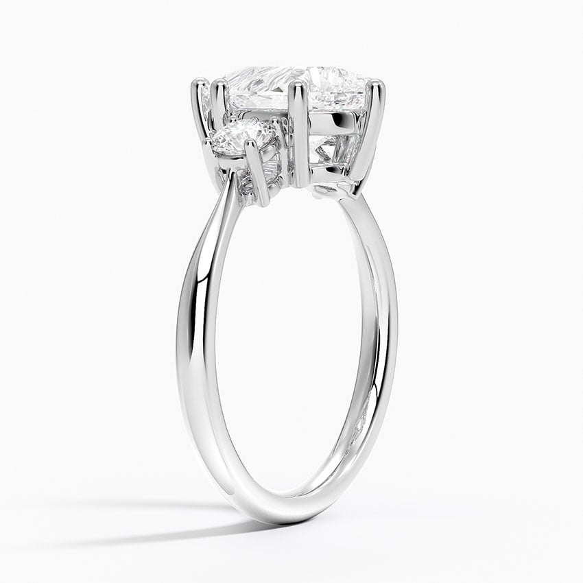 18K White Gold Selene Three Stone Diamond Ring (1/3 ct. tw.)