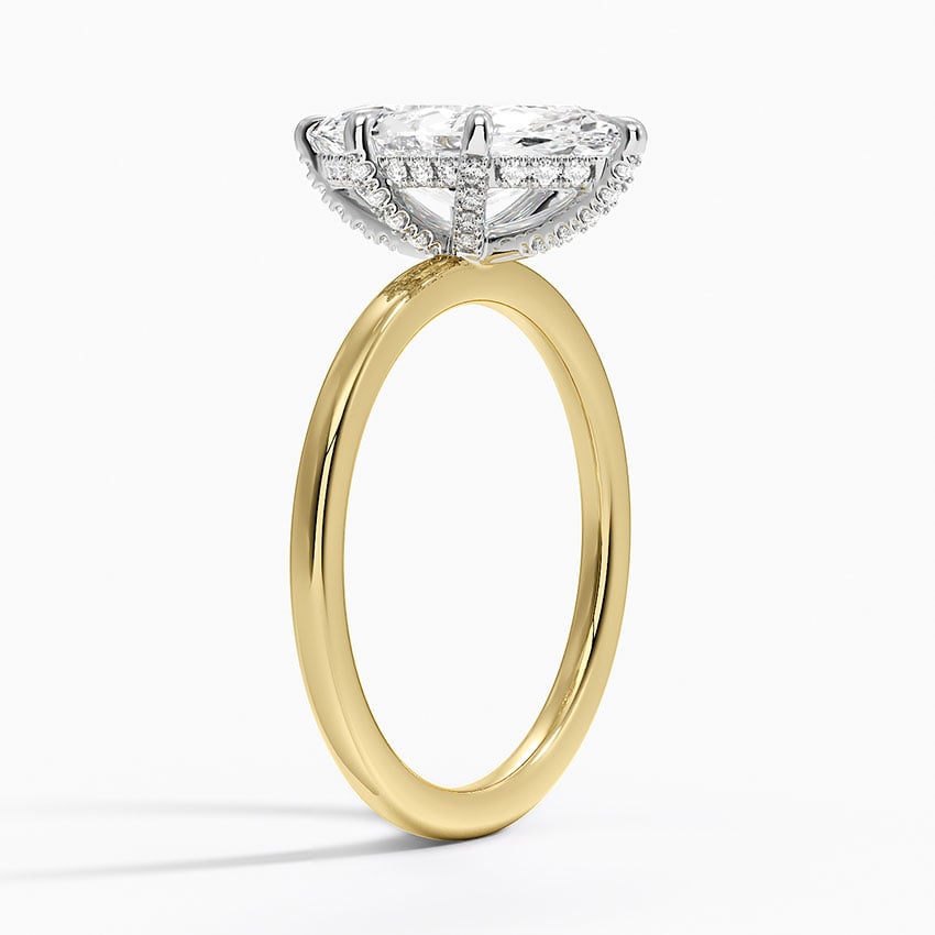 Mixed Metal Lumiere Diamond Ring