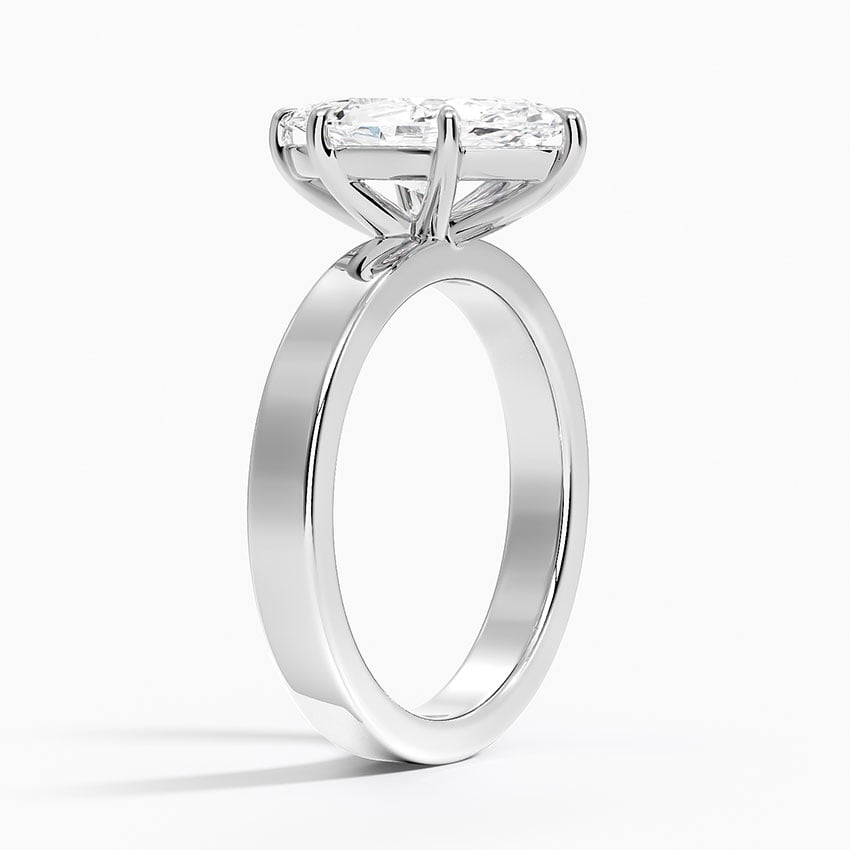 18K White Gold Peyton 3mm Solitaire Ring