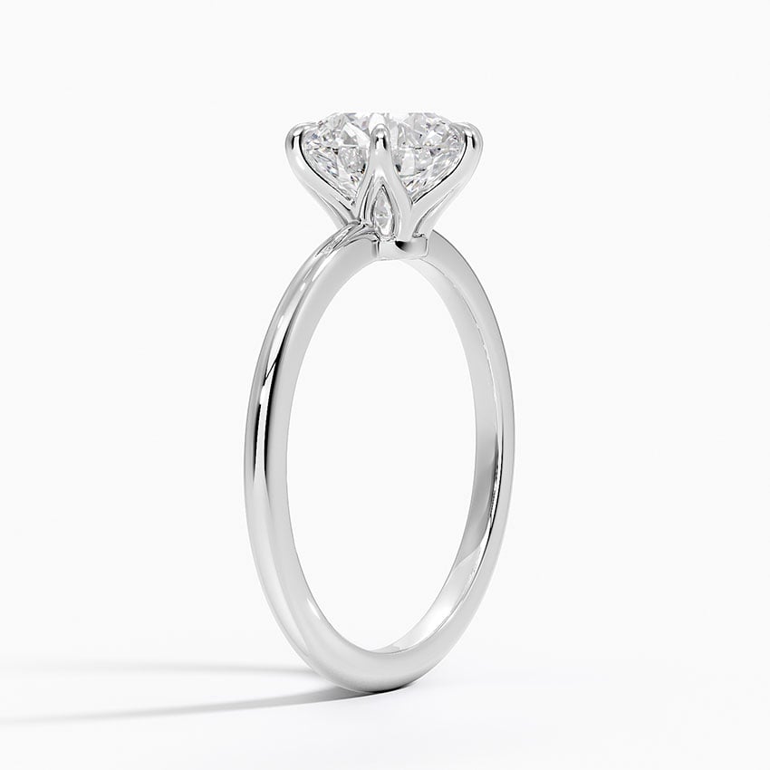 Shop Solitaire White Gold Engagement Rings Brilliant Earth