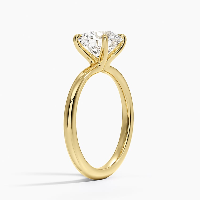 18K Yellow Gold Manon Solitaire Ring