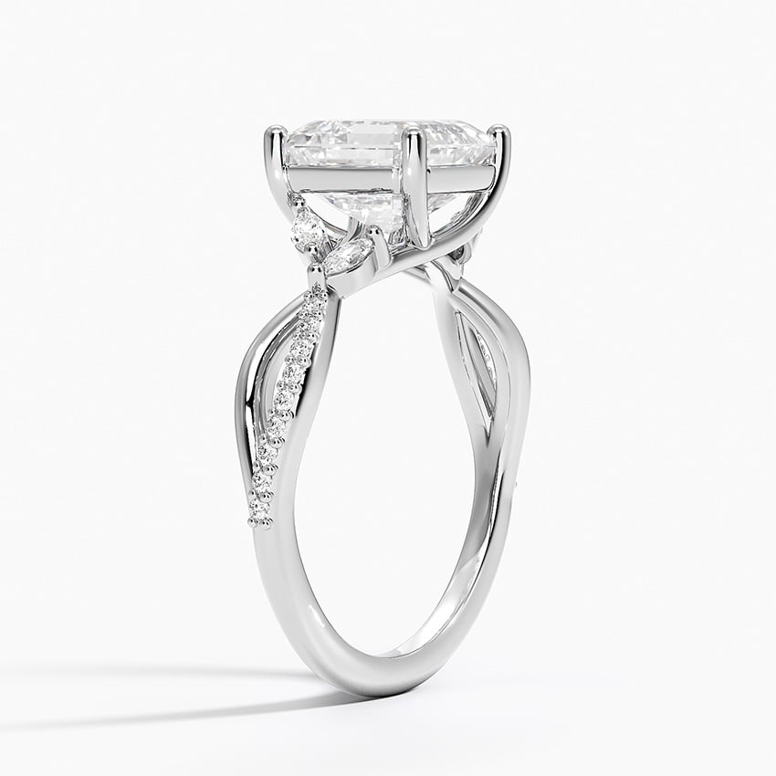 Petite Twisted Willow Diamond Ring - Brilliant Earth