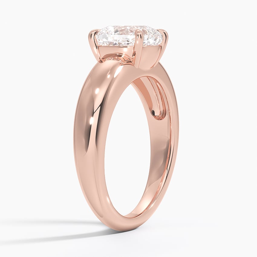 14K Rose Gold Adrian Solitaire Ring