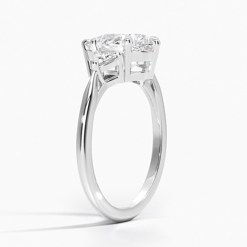 Trillion Three Stone Diamond Ring