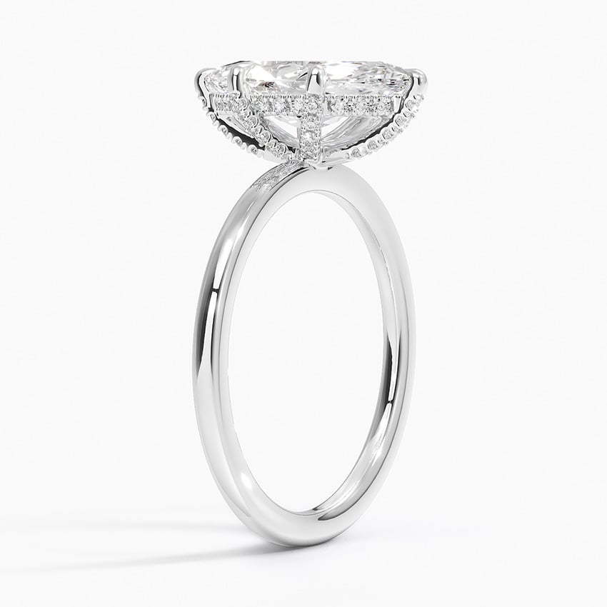 Platinum Lumiere Diamond Ring