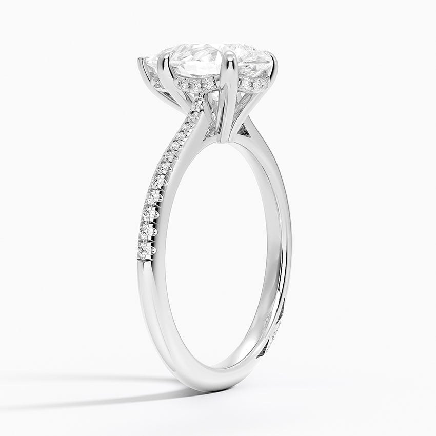 18K White Gold Tacori Founder's Diamond Ring