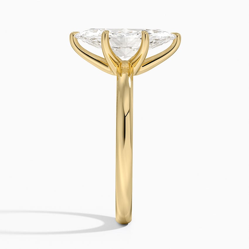 18K Yellow Gold Fairmined 2mm Six-Prong Solitaire Ring