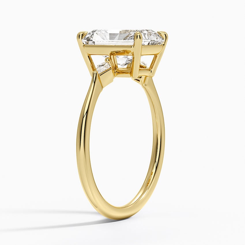 Cometa Three Stone Diamond Ring - Brilliant Earth