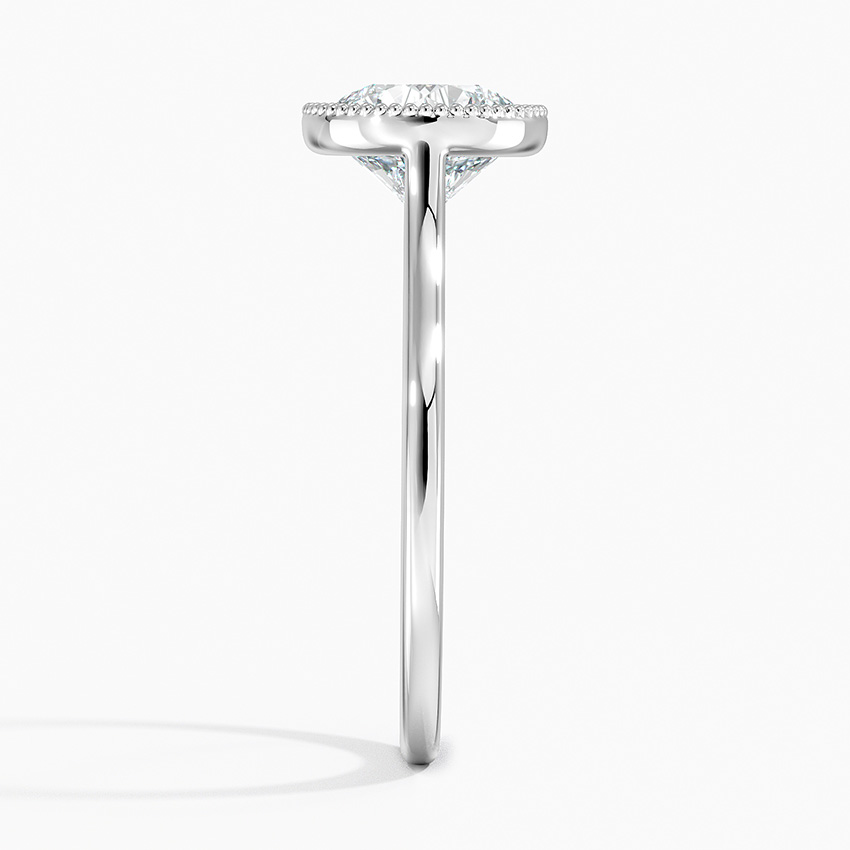 Margot Bezel Ring in Platinum