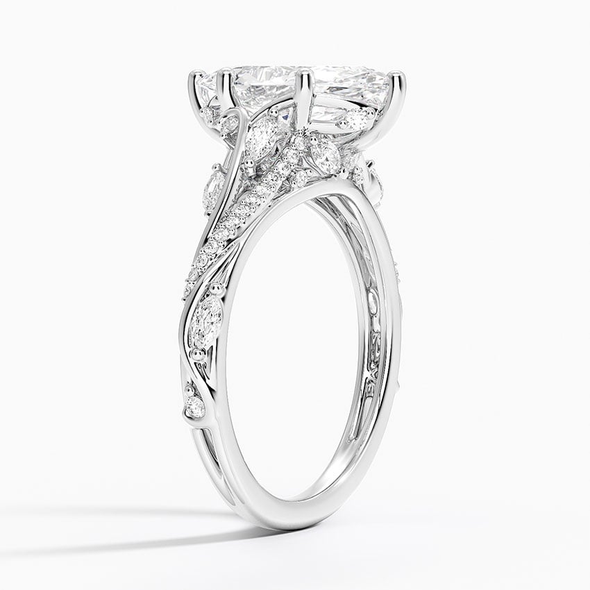 Platinum Begonia Vine Diamond Ring (1/2 ct. tw.)
