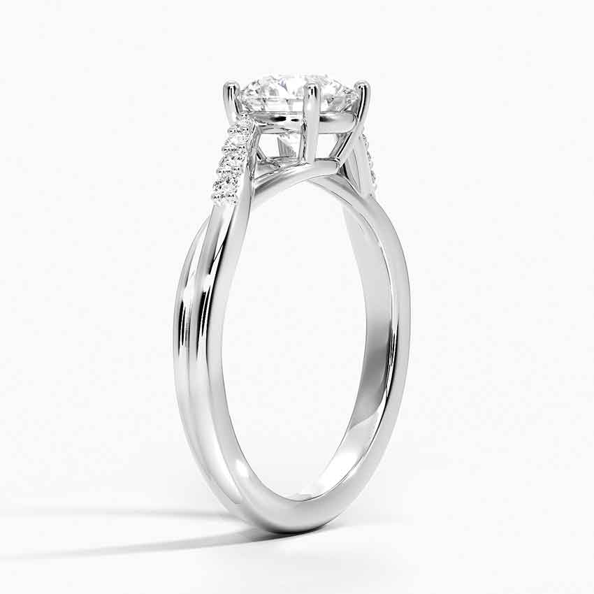 Platinum Chamise Diamond Ring (1/15 ct. tw.)