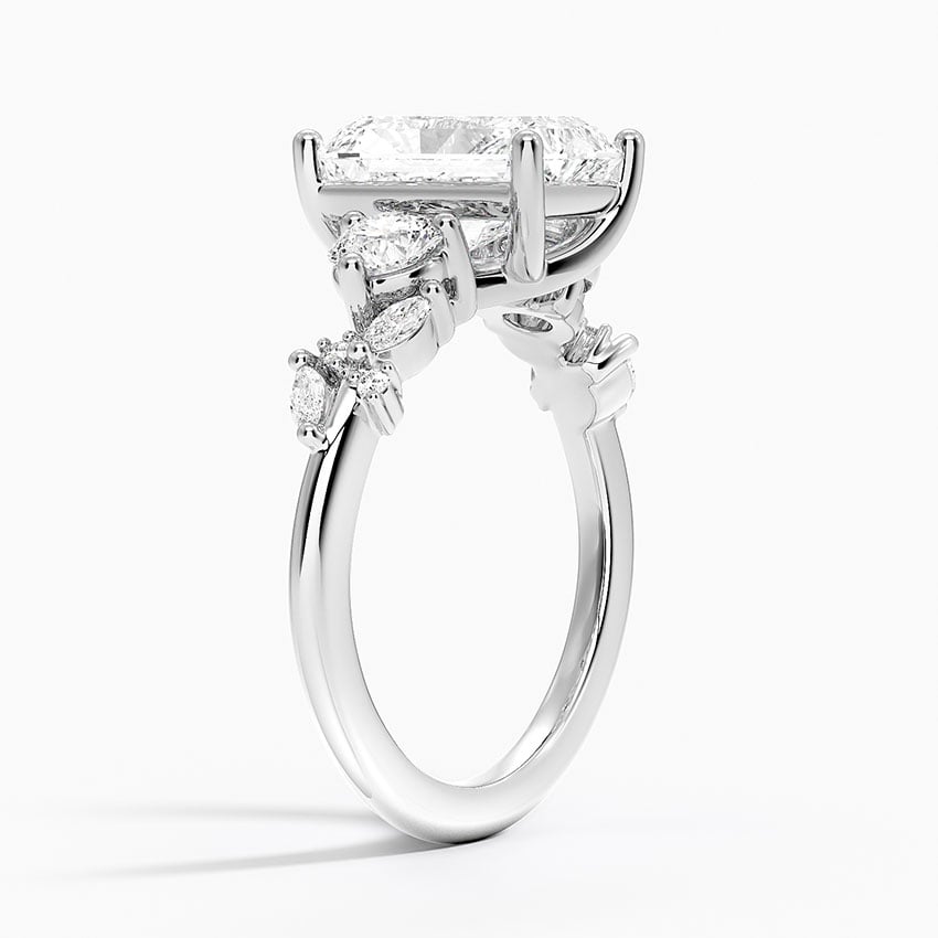 Platinum Arden Three Stone Diamond Ring