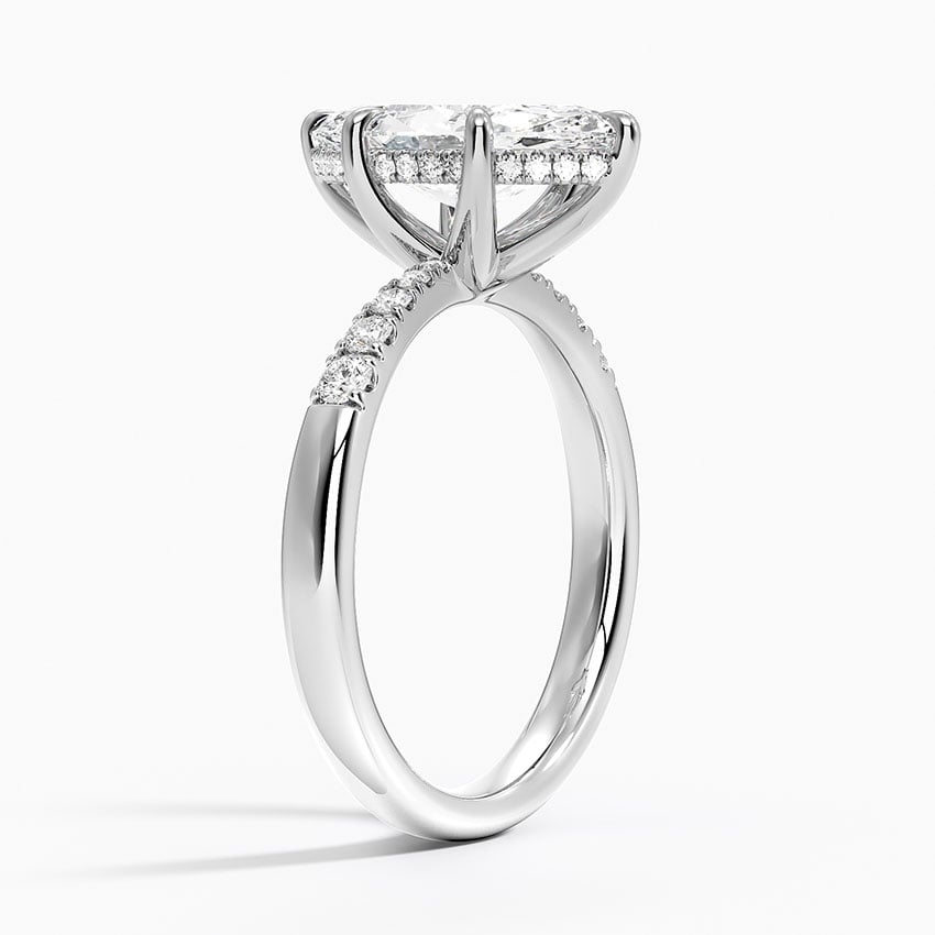 Bella Hidden Halo Diamond Ring