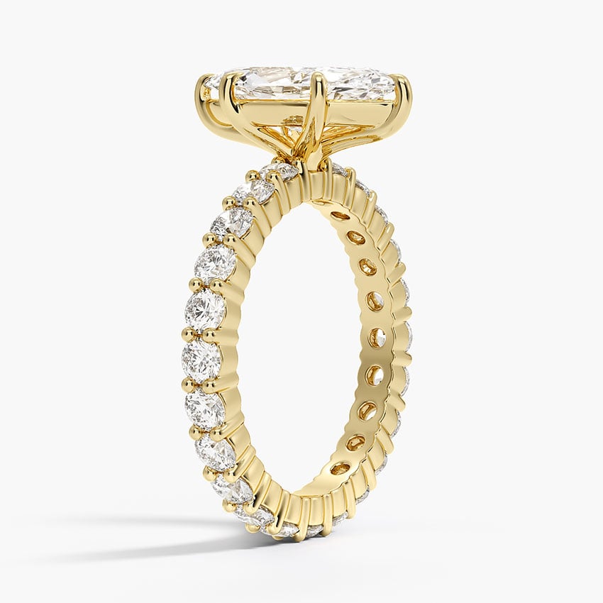 18K Yellow Gold Perfect Fit Eternity Diamond Ring (1 1/3 ct. tw.)