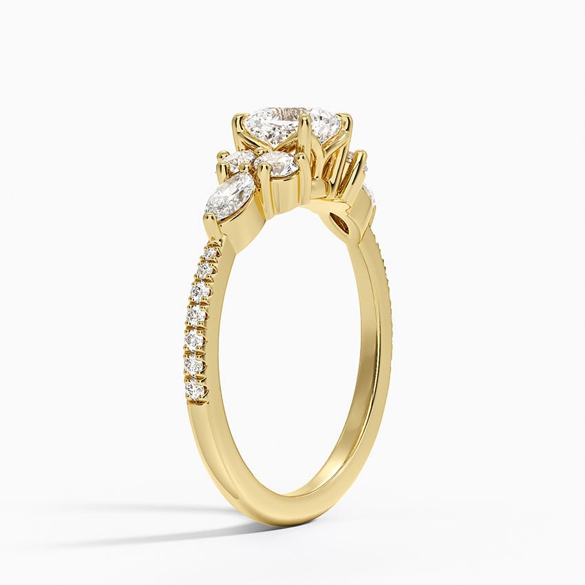 18K Yellow Gold Luxe Nadia Pavé Diamond Ring (1/2 ct. tw.)