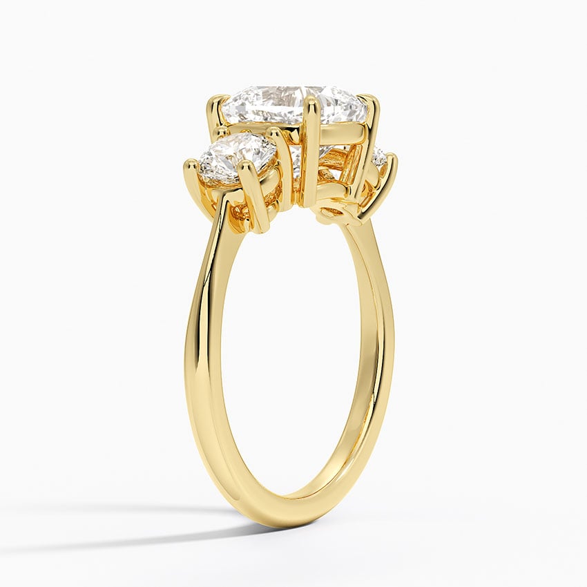 Three Stone Diamond Engagement Ring