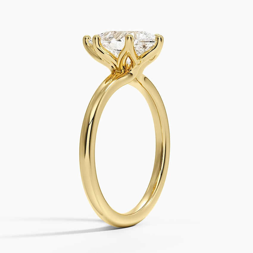 Fleur Solitaire Ring