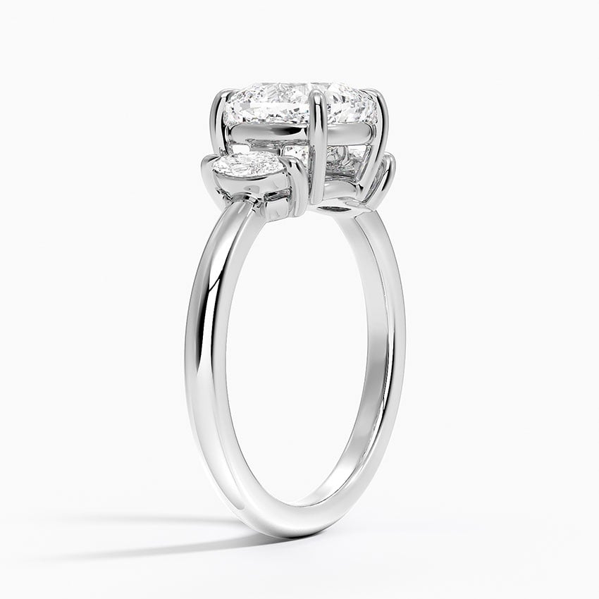 Platinum Sasha Three Stone Marquise Diamond Ring (1/3 ct. tw.)