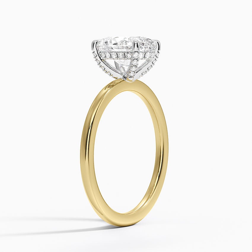 Mixed Metal Lumiere Diamond Ring