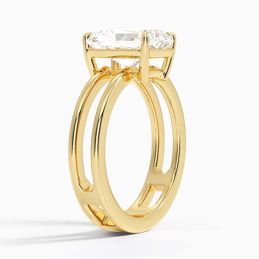 Double Band Engagement Ring - Aimee