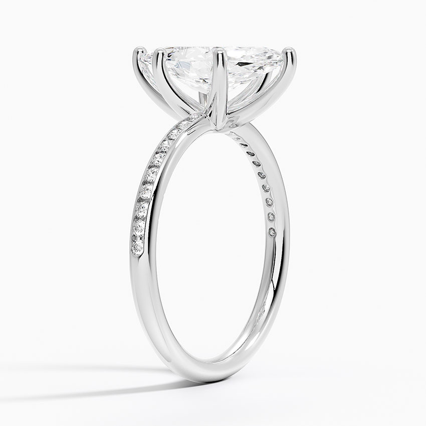 18K White Gold Tabitha Channel Set Diamond Ring