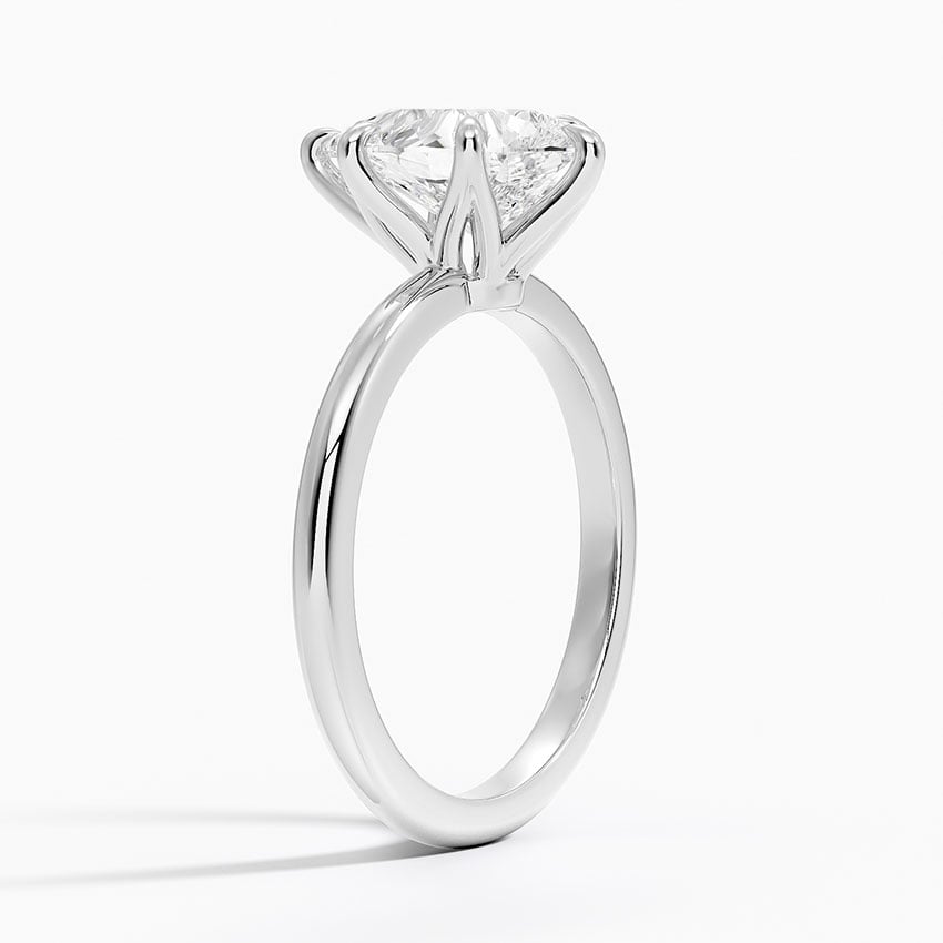 18K White Gold Esme 1.8mm Ring