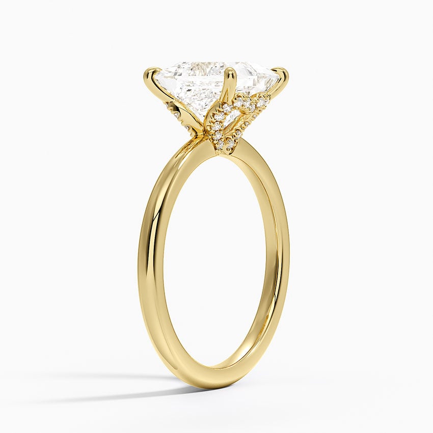 Hidden Heart Diamond Ring